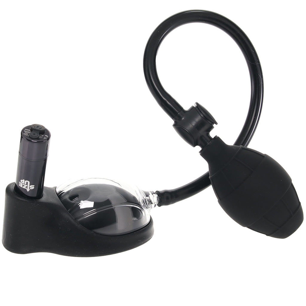 Size Up Vibrating Mini Pussy & Clitoral Pump Vibrators > Clitoral Suction & Stimulation - Tophatter Daily Deals